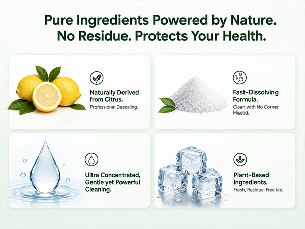 Seaways Multi-Purpose Descaler & Cleaner Powder Packets-For Ice Maker, Coffee Machine, Kettle, Tumbler & Showver Head | 99% Food-Grade Citric Acid | Limescale Remover9% Food-Grade Citric Acid | 20×0.35 oz Seaways Multi-Purpose Descaler & Cleaner Powder Packets-For Ice Maker, Coffee Machine, Kettle, Tumbler & Showver Head | 99% Food-Grade Citric Acid | Limescale Remover9% Food-Grade Citric Acid | 20×0.35 oz