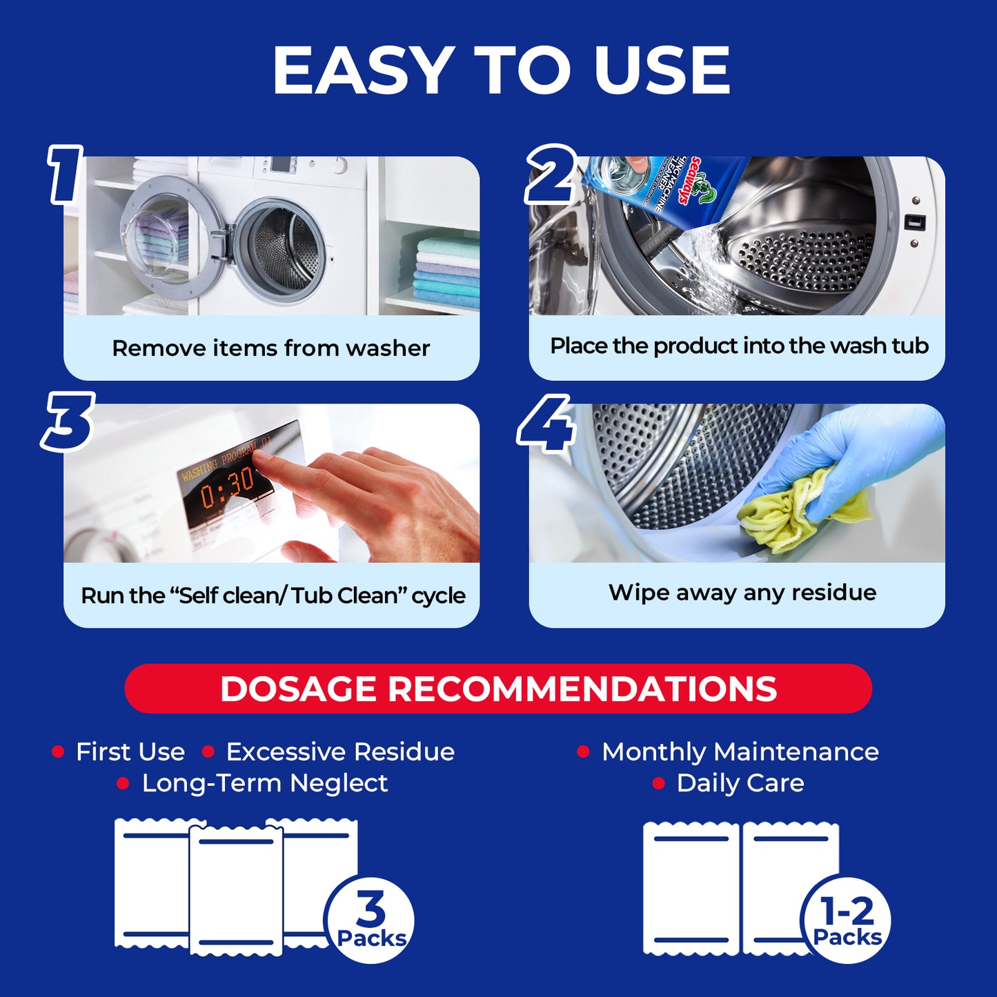 Seaways Washing Machine Cleaner
