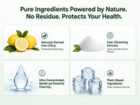 Seaways Multi-Purpose Descaler & Cleaner Powder Packets-For Ice Maker, Coffee Machine, Kettle, Tumbler & Showver Head | 99% Food-Grade Citric Acid | Limescale Remover9% Food-Grade Citric Acid | 20×0.35 oz