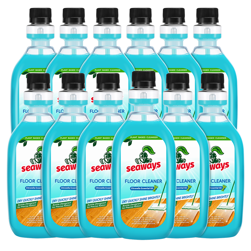 Seaways Multi-Surface Floor Cleaner | Plant-Based Formula — One Bottle, Every Hard Floor