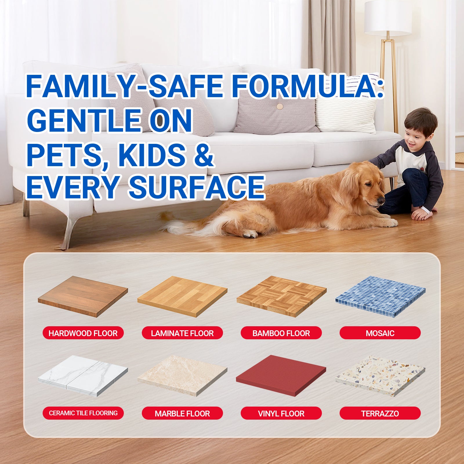 Seaways Multi-Surface Floor Cleaner | Plant-Based Formula — One Bottle, Every Hard Floor