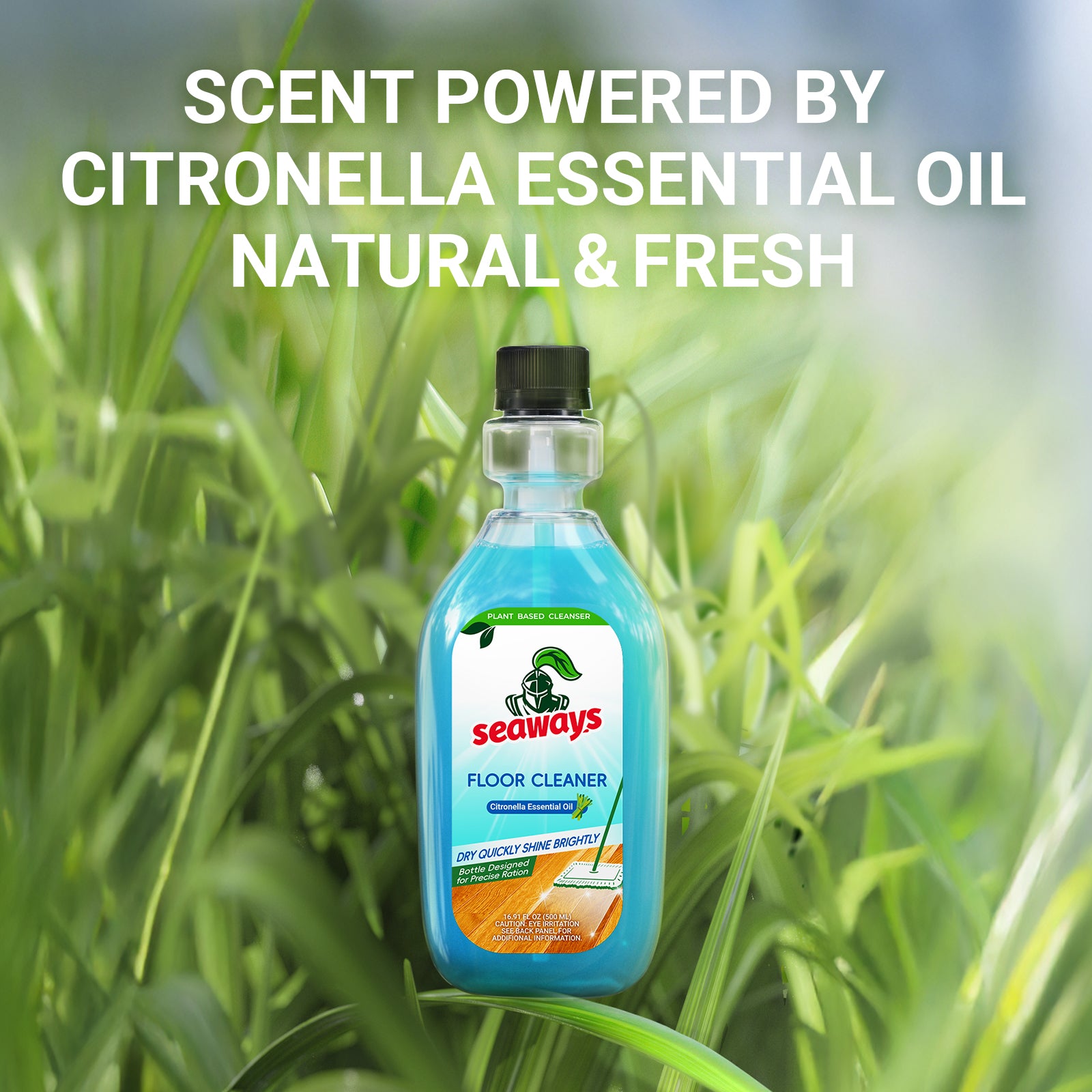 Seaways Multi-Surface Floor Cleaner | Plant-Based Formula — One Bottle, Every Hard Floor