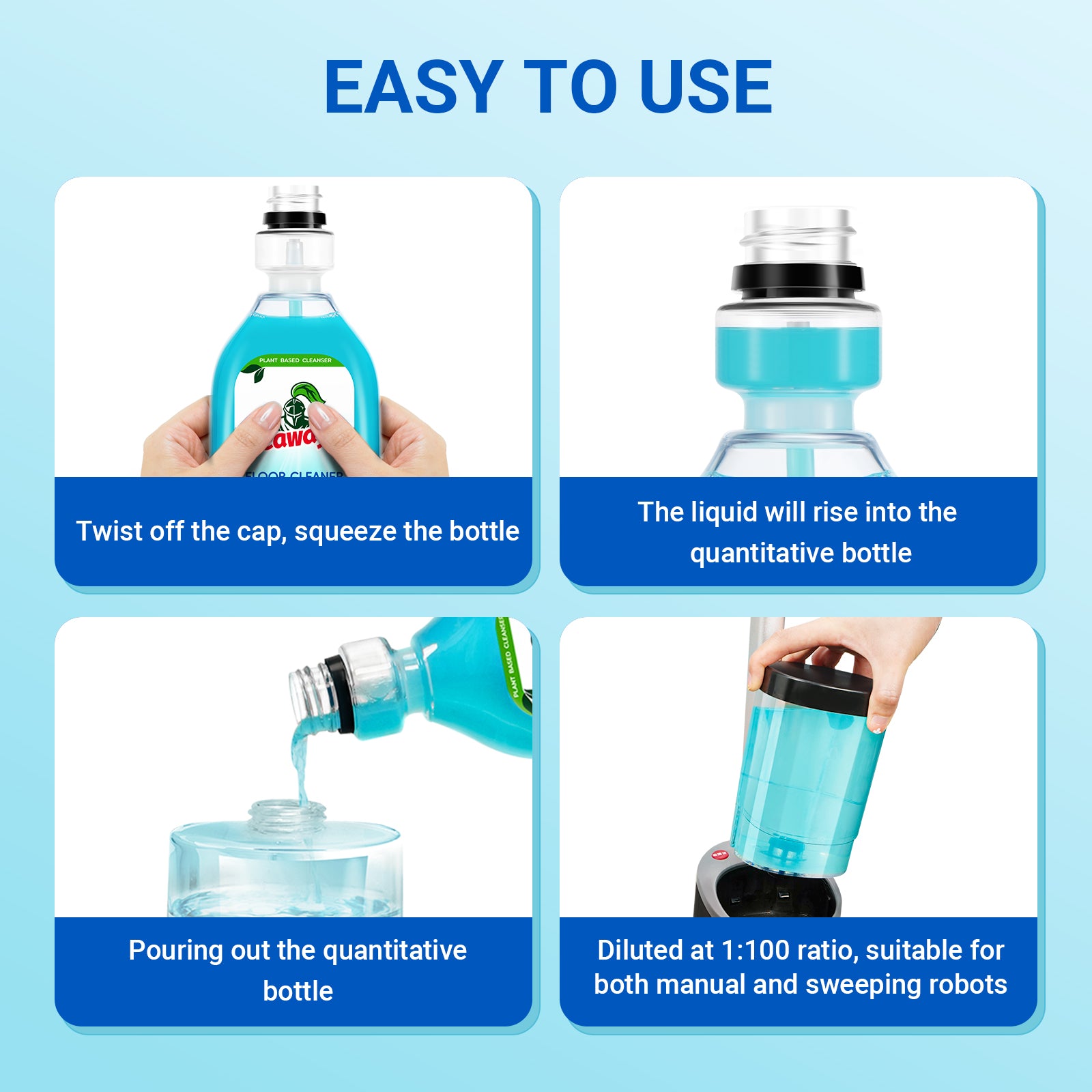 Seaways Multi-Surface Floor Cleaner | Plant-Based Formula — One Bottle, Every Hard Floor