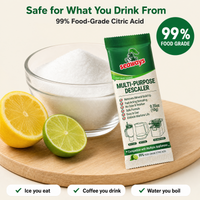 Seaways Descaler Packets for Ice Makers & Coffee Makers - Citric Acid Descaling Powder